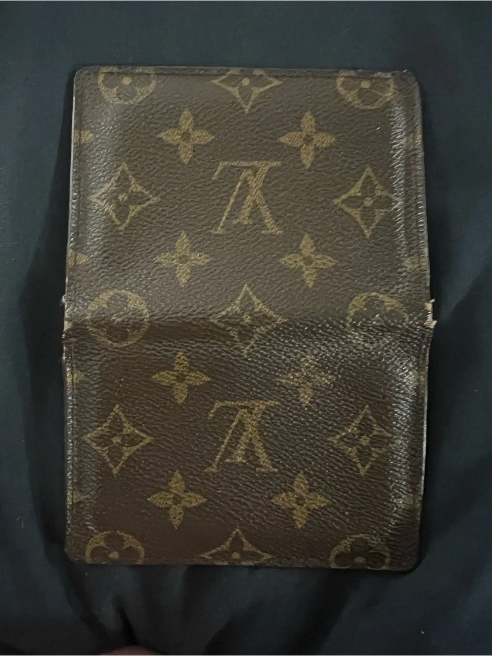 Louis Vuitton Monogram Canvas Card & Key Holder in Brown